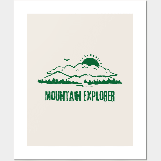 Mountain Explorer Wall Art by milicab